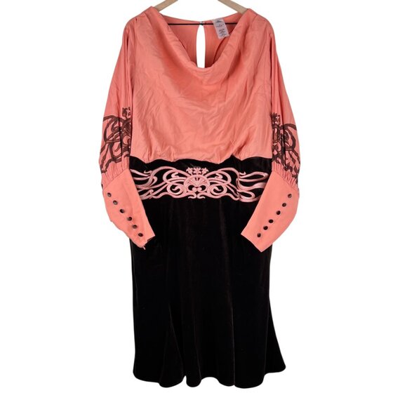 NWT Disney Parks Dress Shop Main Street USA Parlor Midi Dress - Picture 3 of 9